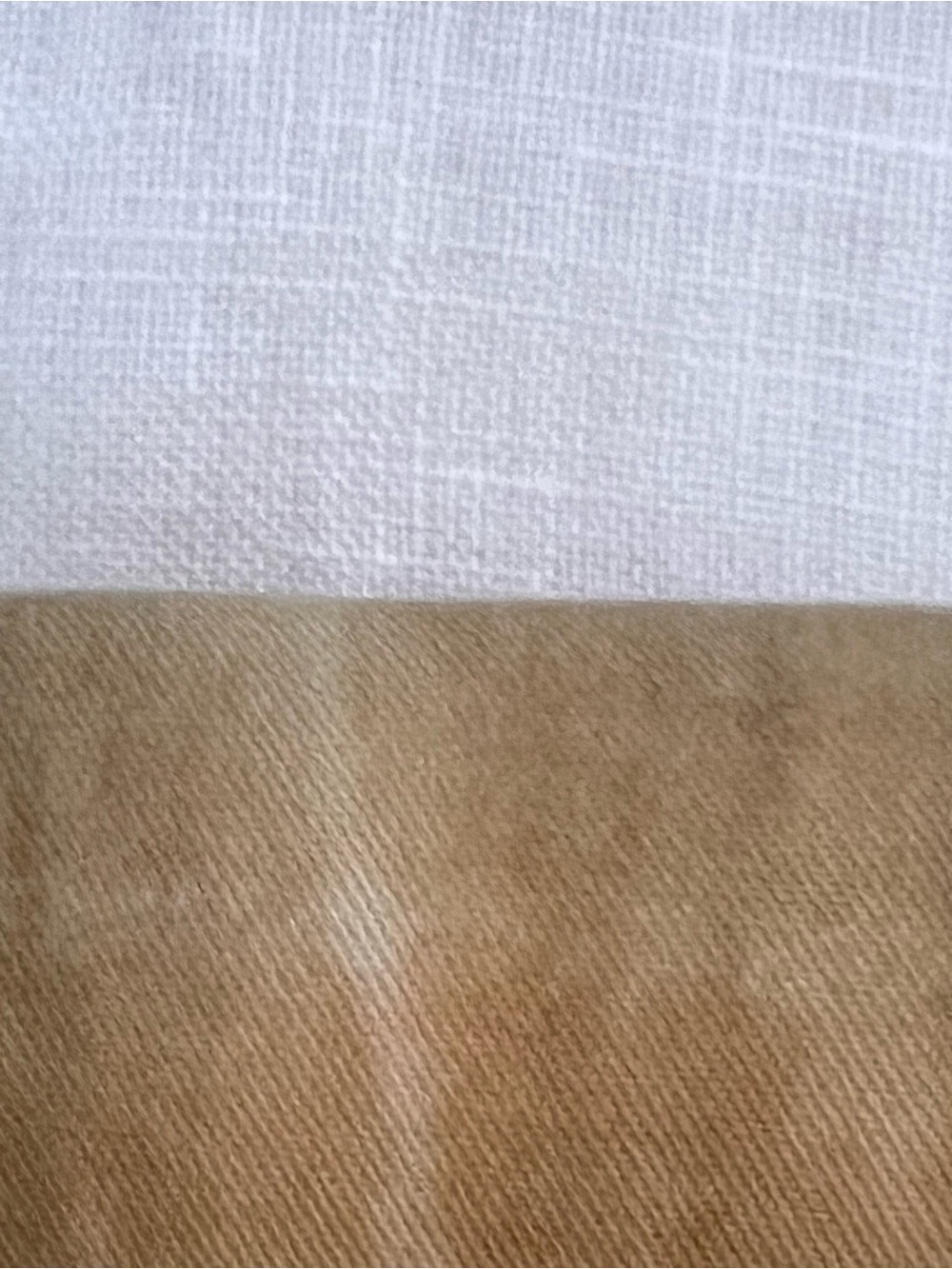 Relaxed Colorblock Linen Blend Top in Tan White Sage Euro Lagenlook made in 🇮🇹 M - Picture 9 of 11